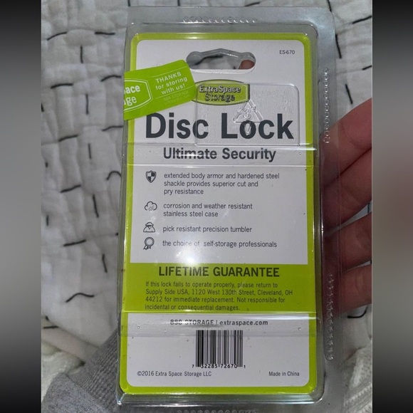 NWT-storage unit lock - Picture 3 of 3